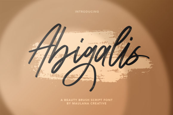 Abigalis: A Modern Script Font That Elevates Web Design Typography