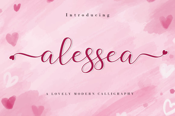 Alessea: A Romantic Script Font for Elegant Branding Projects