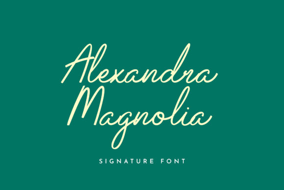Alexandra Magnolia: A Delicate Script Font for Web Design
