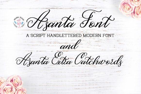 Asanta: A Timeless Script Font for Makers and Creative Sellers