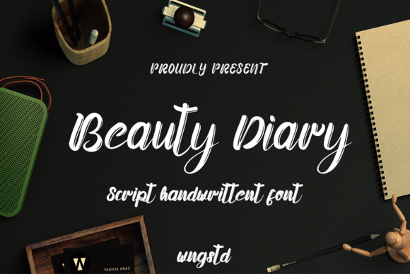 Beauty Diary: A Handwritten Font for Campaigns