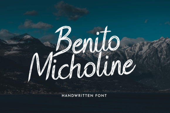 Benito Micholine: A Cursive Script Font for Editorial Design