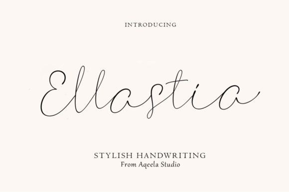Elastia: A Premium Script Font for Campaigns