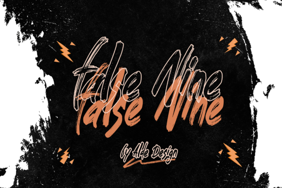 False Nine: A Handwritten Font for Web Design