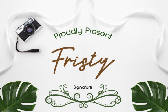 Fristy: A Handwritten Font for Authentic Branding