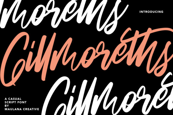 Gillmoreths: A Fresh Script Font for Modern Branding Projects