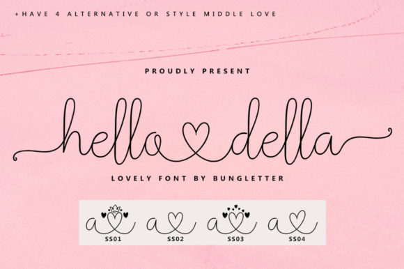 Hello Della: A Modern Script Font for Impactful Digital Campaigns