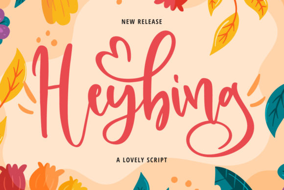 Heybing: A Modern Handwritten Font for Web Design
