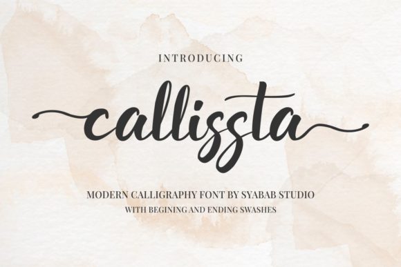 How Callissta Elevates Campaign Typography with Romantic Flair