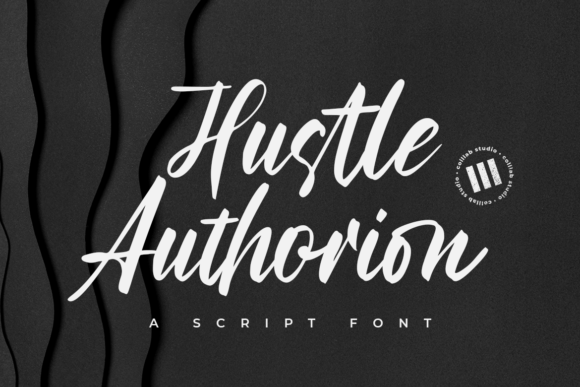 Hustle Authorion: A Paint-Brushed Handwritten Font for Creative Branding