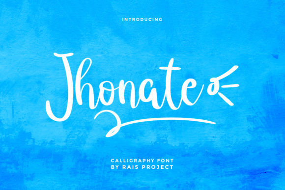 Jhonate: A Stylish Script Font for Modern Web Design