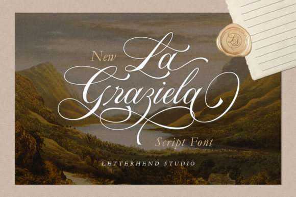 La Graziela: A Romantic Script Font for Web Design