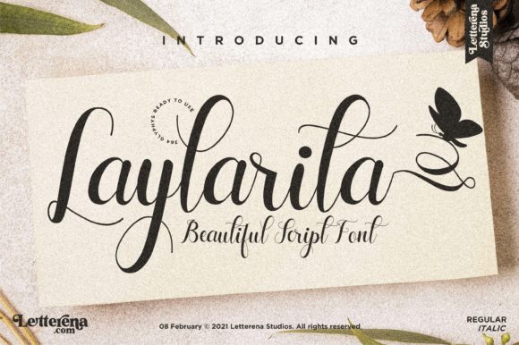 Laylarita: A Handwritten Font for Elegant Editorial Design