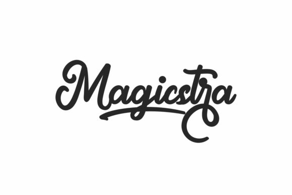 Magicstra: A Handwritten Font for Crafters