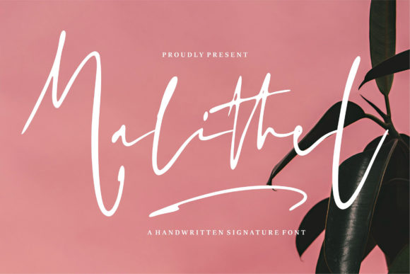 Malithel: A Stylish Handwritten Font for Modern Brand Campaigns