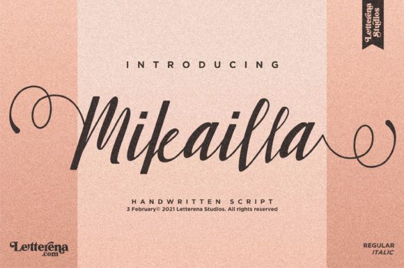 Mikailla: A Premium Script Font for Editorial Design