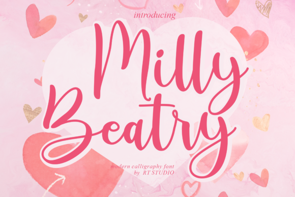 Milly Beatry: A Smooth Handwritten Font for Crafters and Makers