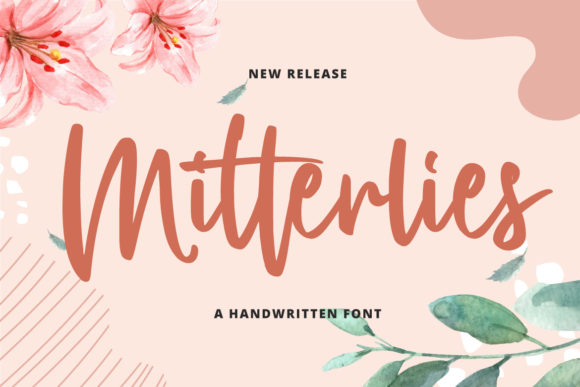 Mitterlies: A Modern Handwritten Font for Editorial Design