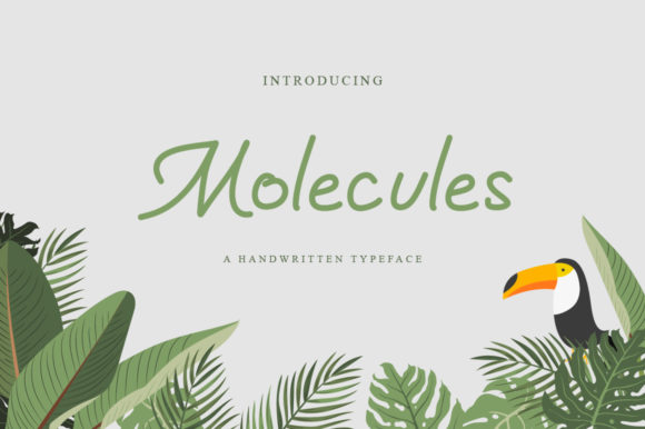 Molecules: A Script Font That Elevates Campaign Typography