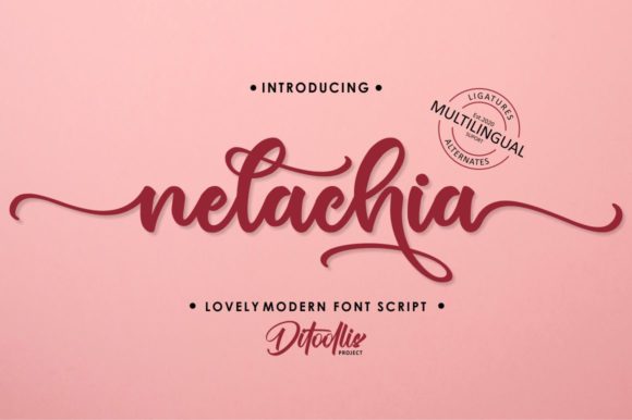 Nelachia: A Handwritten Font for Modern Marketers