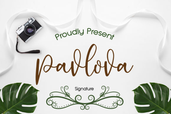 Pavlova: A Flowing Handwritten Font for Branding