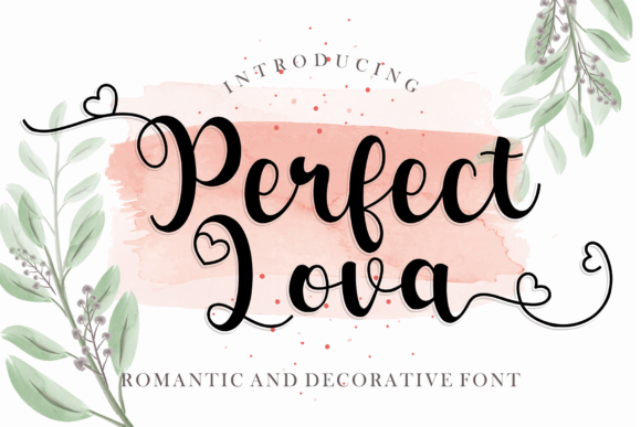Perfect Lova: A Handwritten Font That Elevates Small Business Branding