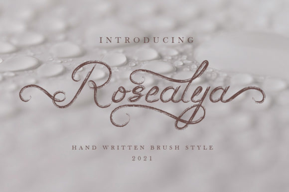 Rosealya: A Premium Handwritten Font for Web Design