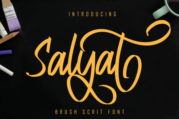 Salyat: A Whimsical Handwritten Font for Web Design