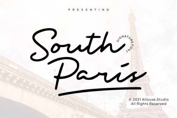 South Paris: A Handwritten Font That Brings Handmade Designs to Life