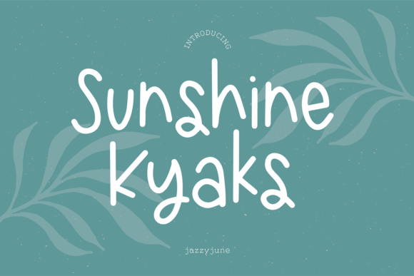 Sunshine Kyaks: A Quirky Handwritten Font for Editorial Charm