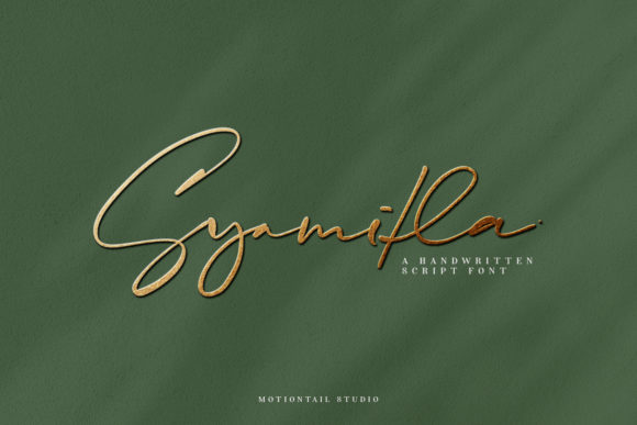 Syamitla: A Delicate Script Font for Crafters