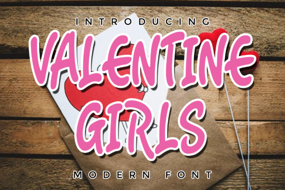 Valentine Girls: A Playful Script Font for Crafty Makers and Creative Sellers