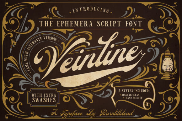 Veinline: A Vintage Handwritten Font for Small Business