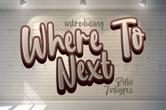 Where to Next: A Trendy Handwritten Font for Makers