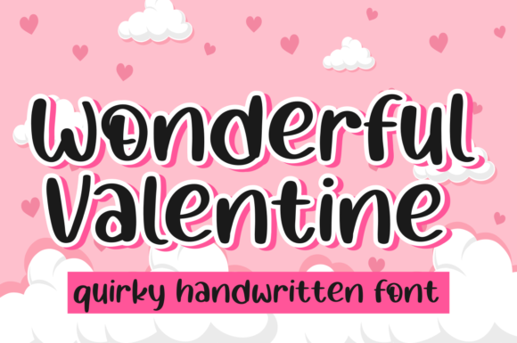 Wonderful Valentine: A Handwritten Font for Editorial Design