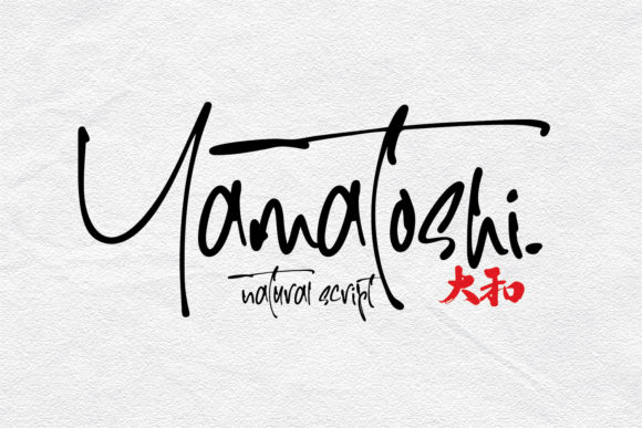 Yamatoshi: A Handwritten Script Font for Modern Editorial Design